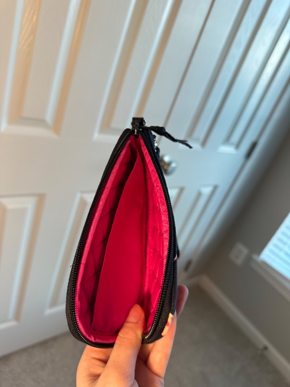 Vera Bradley RFID Crossbody Wallet Wristlet Retired Print (Flamingo Fiesta) - Picture 8 of 10